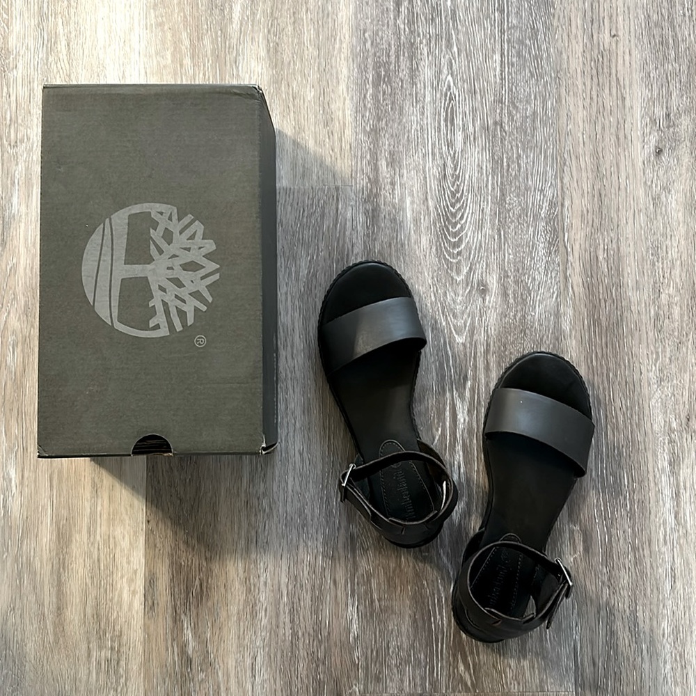 Timberland Cherrybrook Flat, Black Sandals